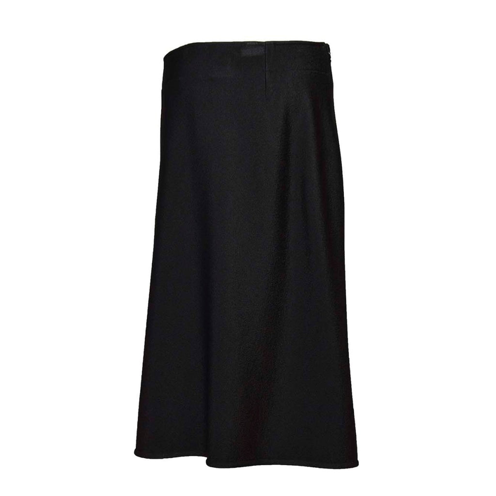 スカート Jil Sander Black Viscose Satin Midi Skirt Jil Sander Black Viscose Flared Midi Skirt | ShopSimon