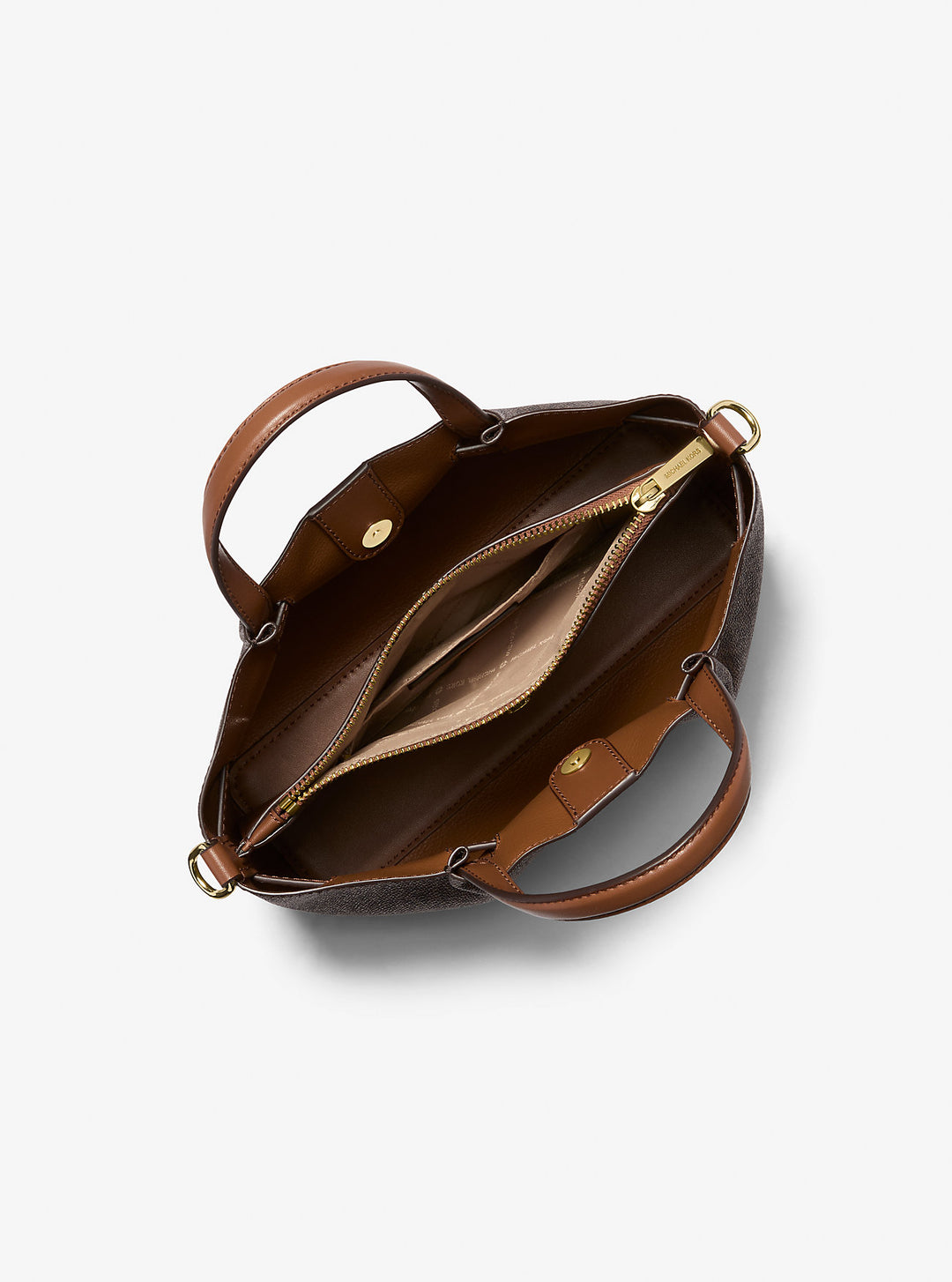 Michael Kors Outlet Carson Small Signature Logo Satchel | ShopSimon