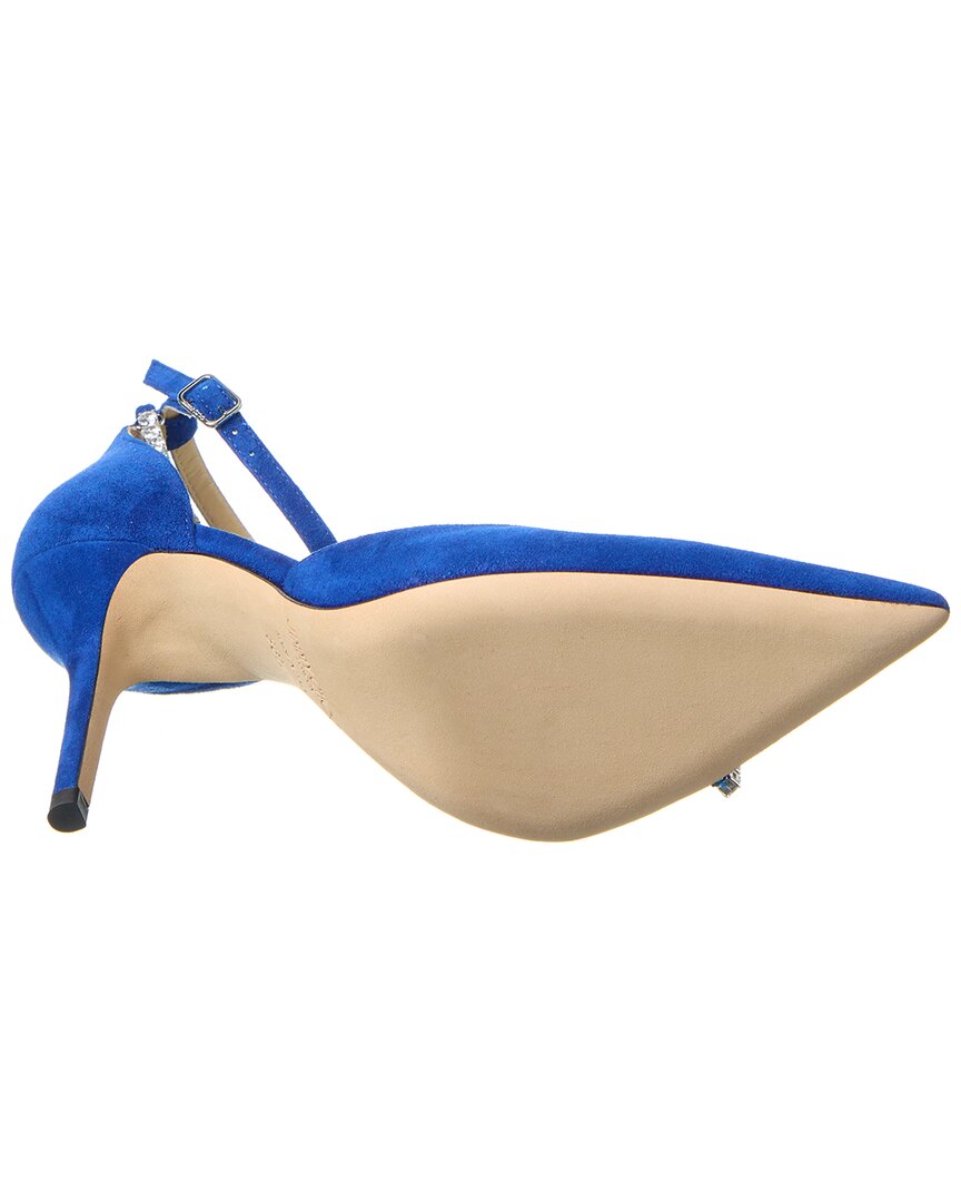 Jimmy Choo Talika 85 Suede Pump | ShopSimon