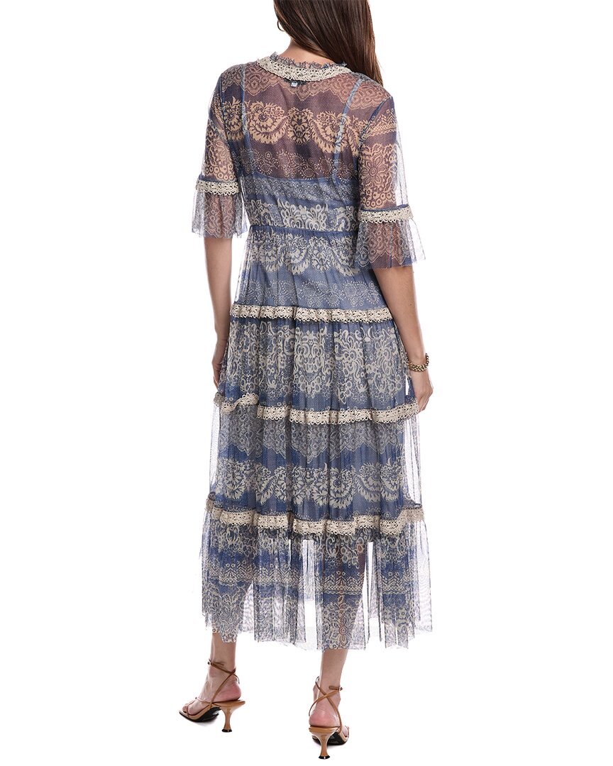 mazzy crochet dress Johnny Was Petite Mazzy Crochet Maxi Dress