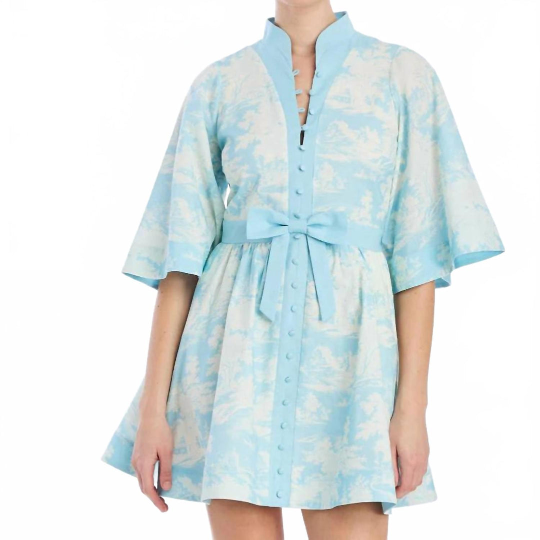 mestiza new york carmen mini dress In Powder Toile Elegant White Dress With Illusion Straps Your height:62 Black And Blue Dress