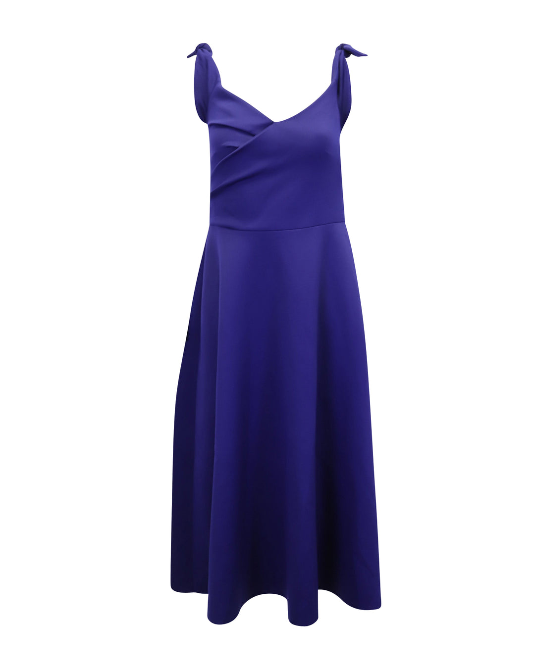 saloni off the shoulder dress Saloni Ruth Off-the-shoulder Midi Dress In Blue Polyester