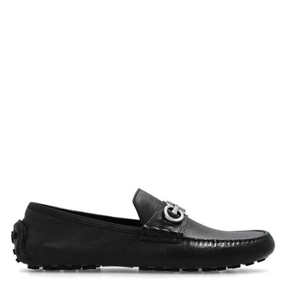 Salvatore Ferragamo Ferragamo Black Gancini Ornament Driver  display picture 2