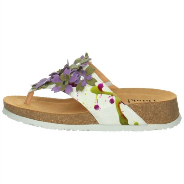 Think! Women's Open-Toe Sandal In Matcha Kombi | ShopSimon