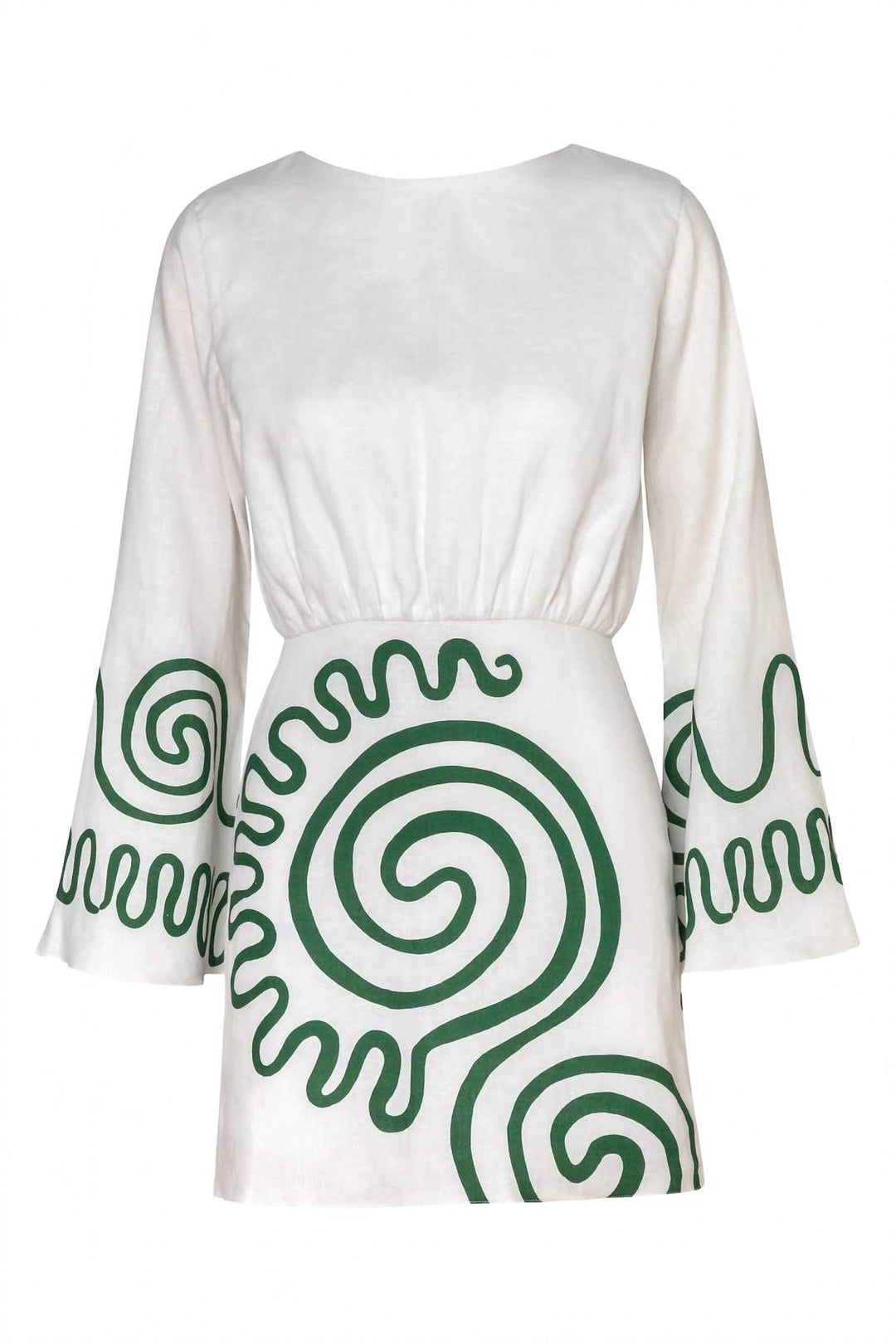 cala de la cruz loura mini dress Cala de la Cruz Loura Mini Dress In Ouroivory
