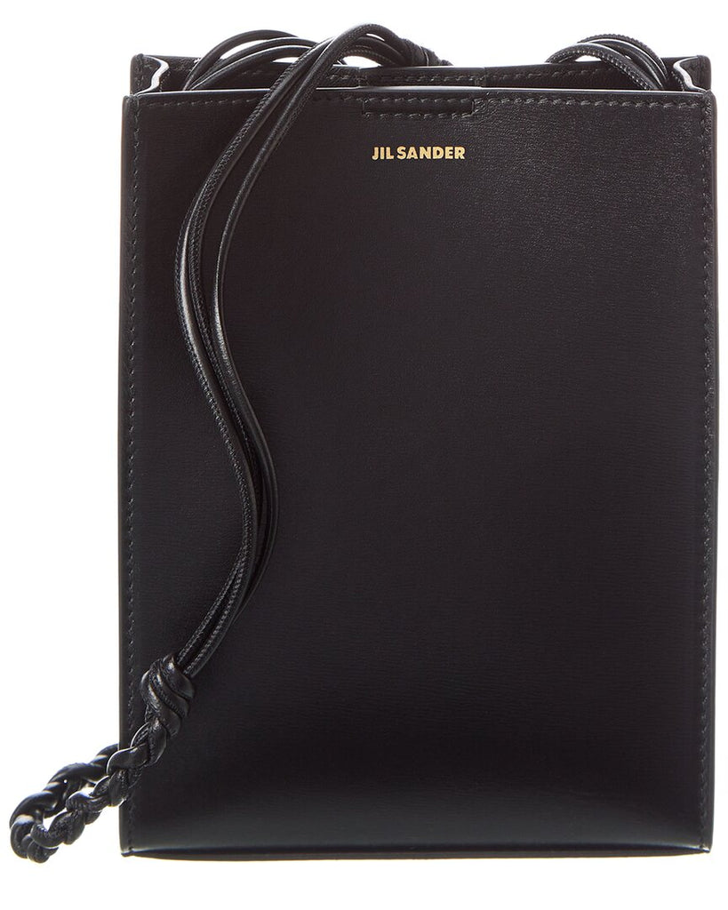 Jil Sander Tangle Small Leather Shoulder Bag | ShopSimon