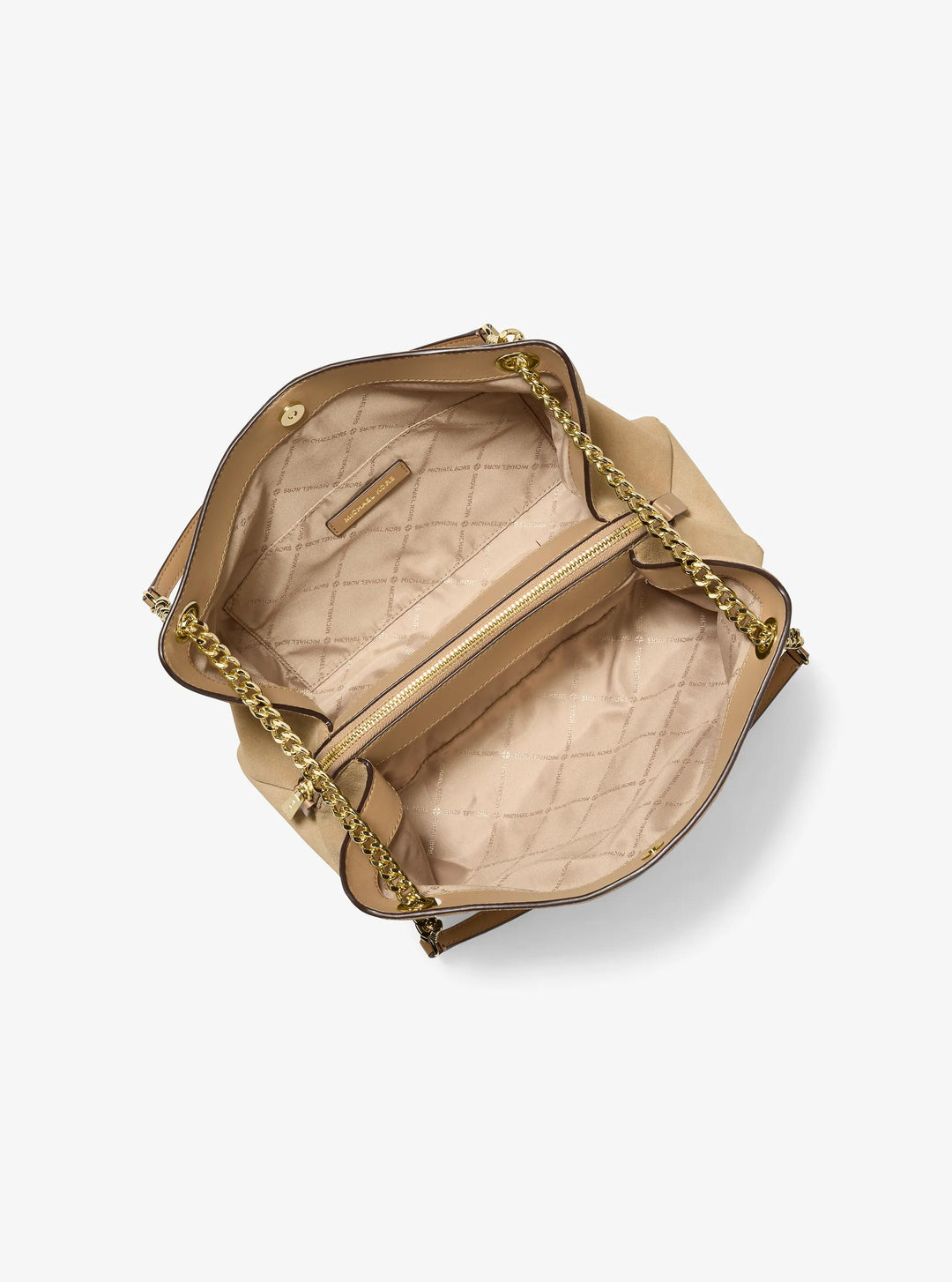 Michael Kors Outlet Christina Medium Suede Messenger Bag | ShopSimon