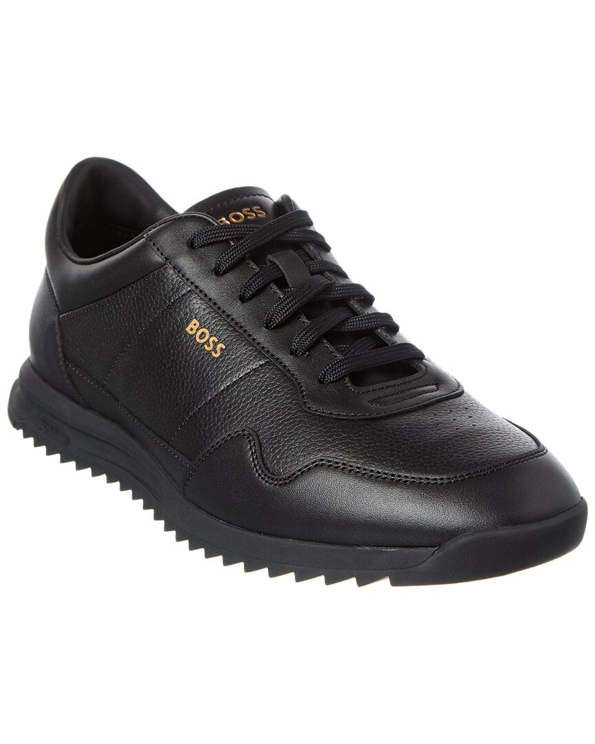 スニーカー Hugo Boss SS25 LEATHER SNEAKER (50536201 10266727116) Hugo Boss Zayn Leather Sneaker | ShopSimon