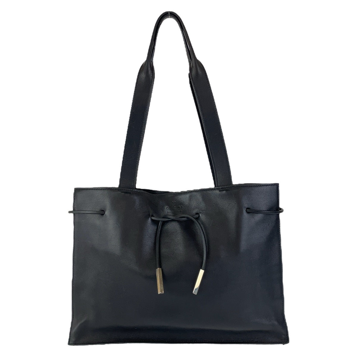 Gucci Gucci Leather Tote Bag Black Silver Hardware,Specials : American Fashion Style Bags On Sale