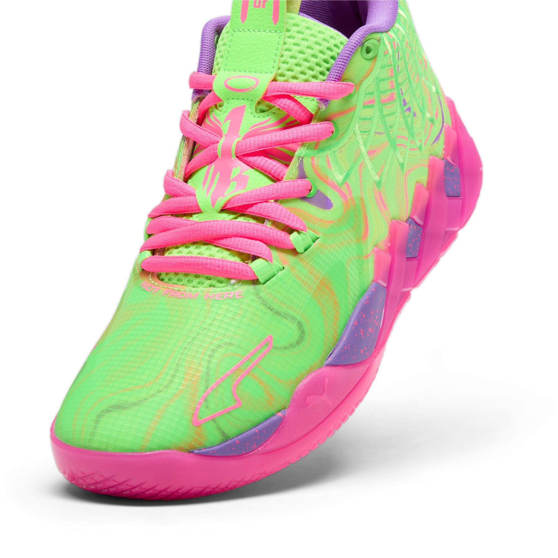 PUMA MB.01 Inverse Toxic★プーマ LaMelo Ball Puma Men's X Lamelo Ball Mb.01 Inverse Toxic Basketball