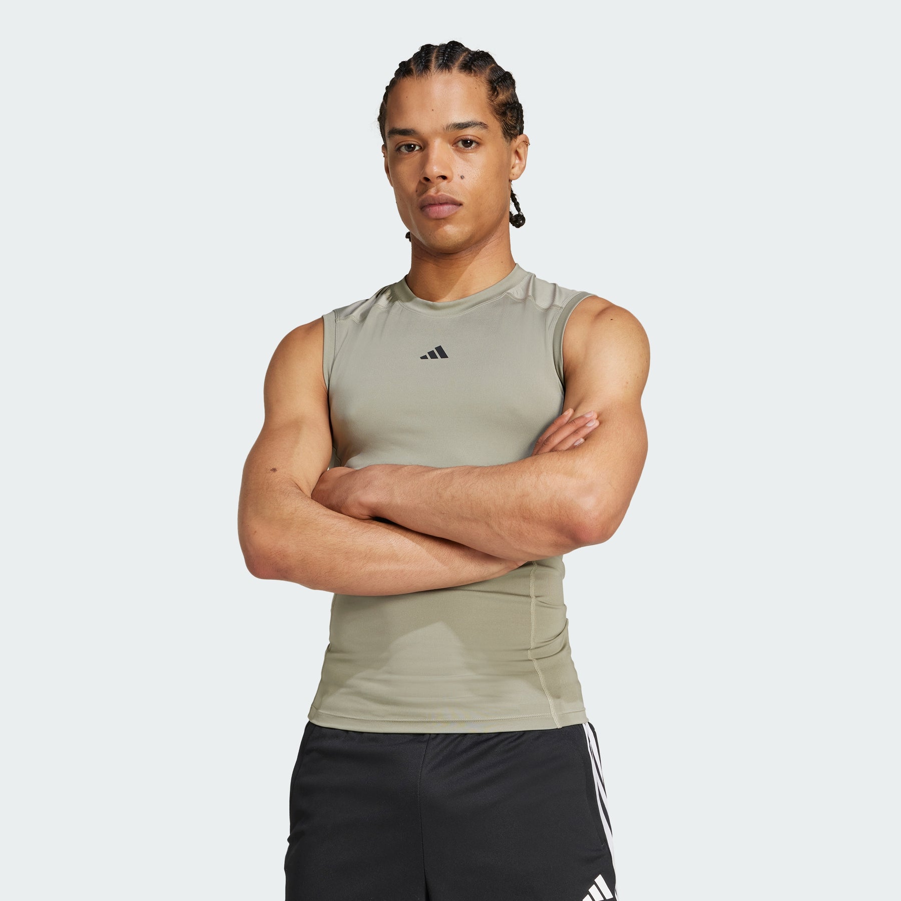 adidas Men's Techfit Compression Training Sleeveless Tee (Various)