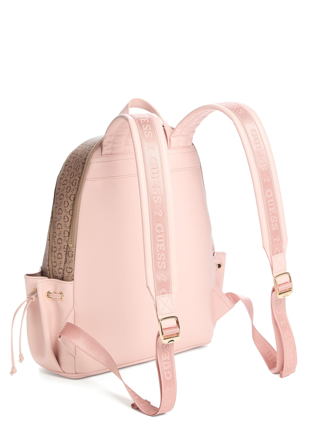 今市隆二　RILY Heart Logo Game Bag Guess Factory Charli Embossed Logo Backpack | ShopSimon