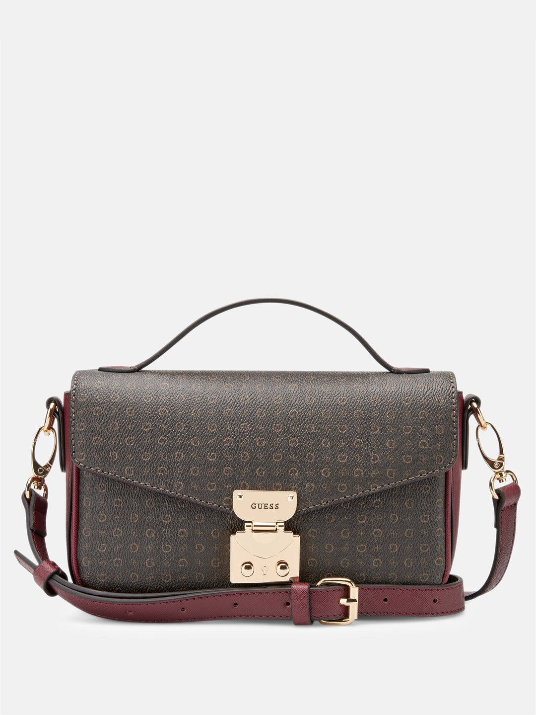 Guess Factory Elaina Micro Print Crossbody ShopSimon
