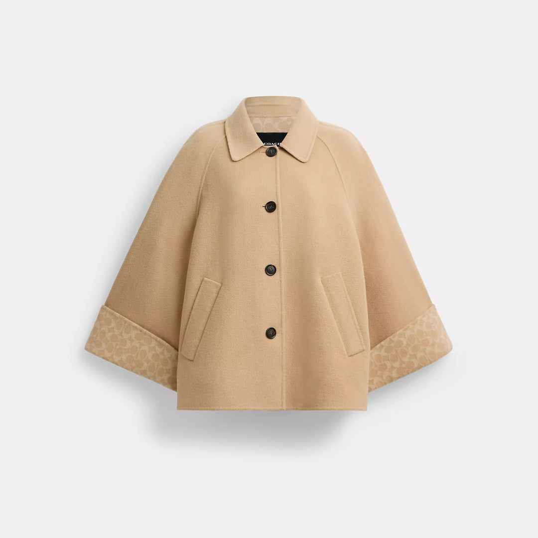 Coach Outlet Wool Swing Coat | ShopSimon