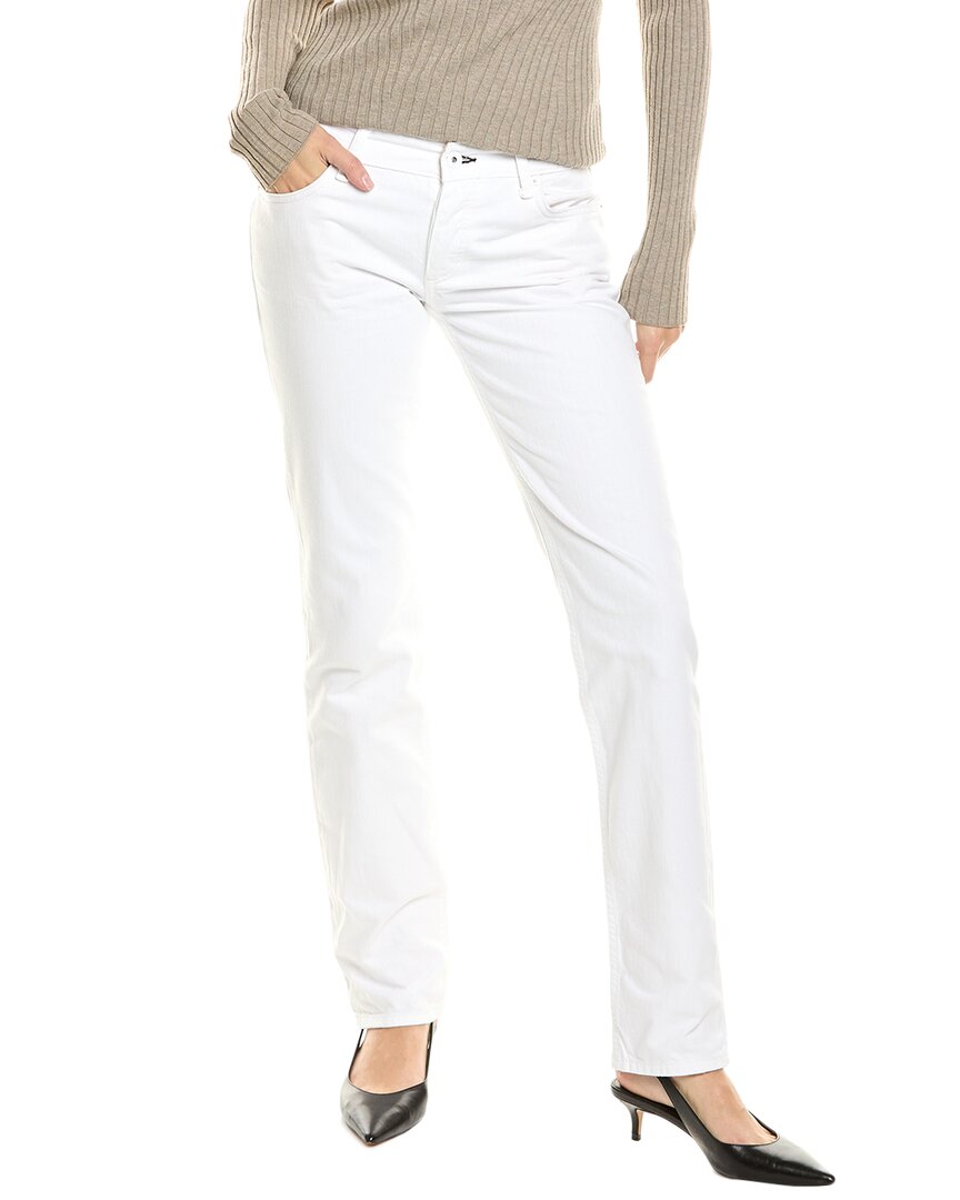 【関税込み】rag & bone オフホワイトPiper ジーンズ rag & bone Piper Bright White Low-rise Straight Jean | ShopSimon