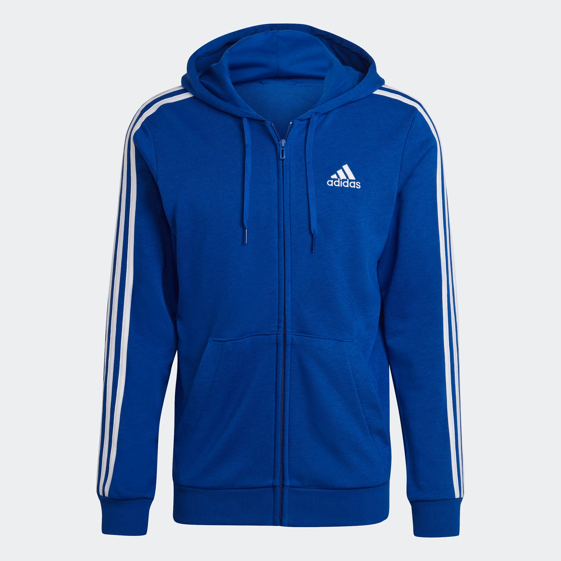 adidas Men's Essentials French Terry 3-stripes Full-zip