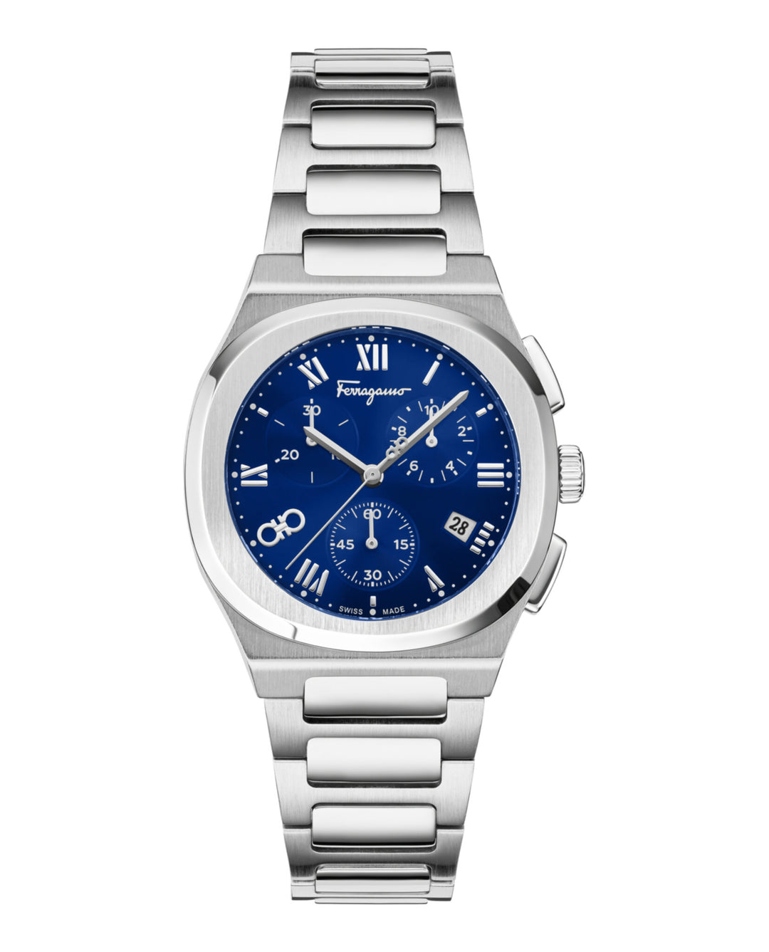 Salvatore Ferragamo Ferragamo Elliptical Chronograph Watch | ShopSimon