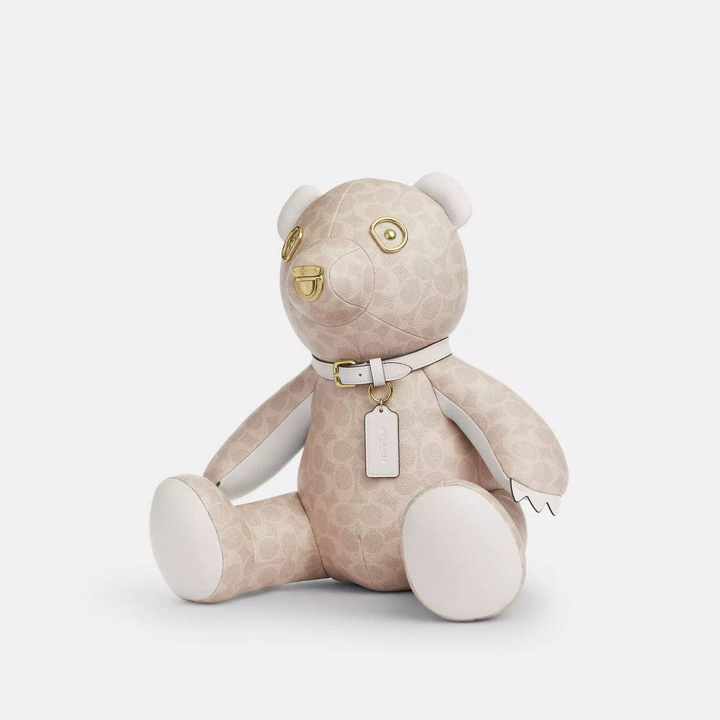 coachベアー Coach Outlet Collectible Bear In Signature Canvas | ShopSimon