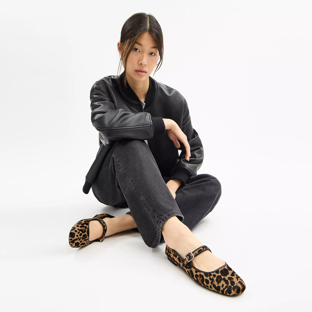 Coach Outlet C Rivet Mary Jane With Leopard Print | ShopSimon