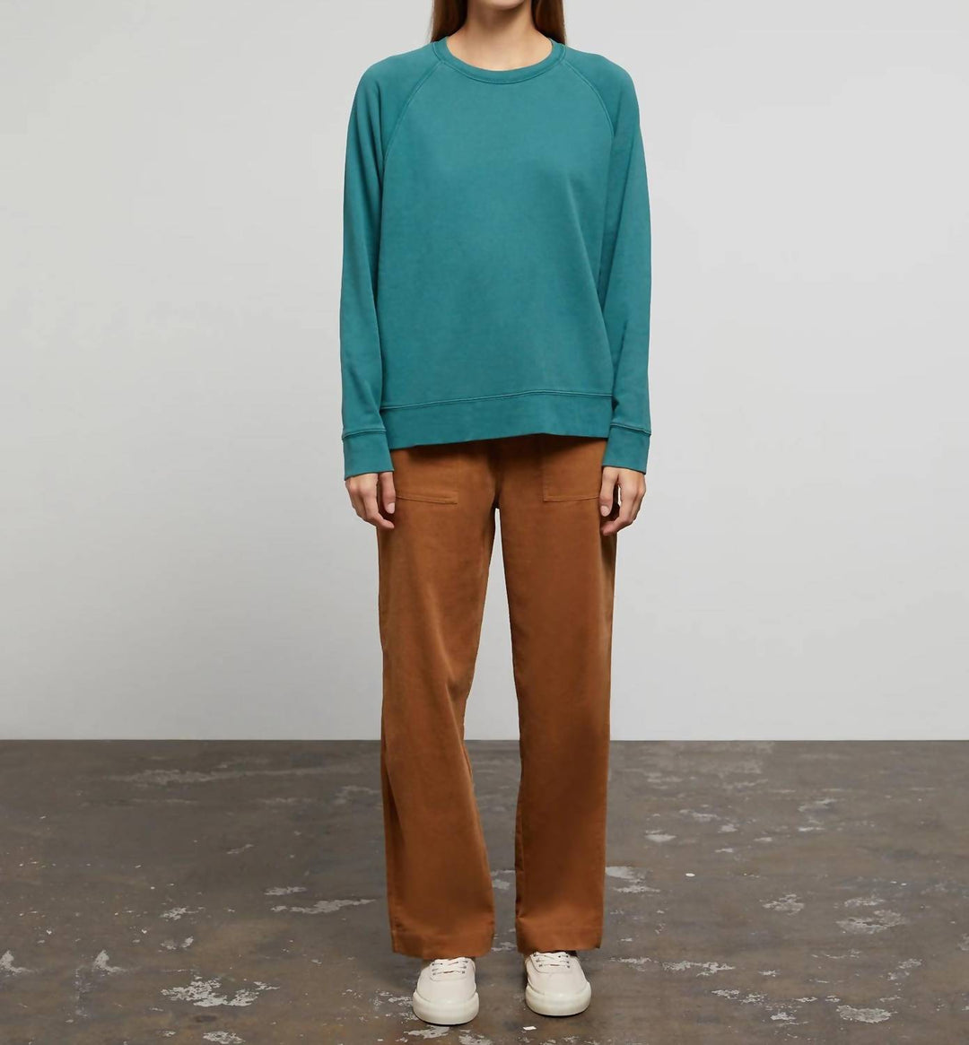 onia Wide Leg Corduroy Carpenter Pant In Mineral | ShopSimon