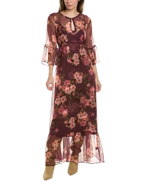 Johnny Was Petite Winonna Silk Maxi Dress | ShopSimon