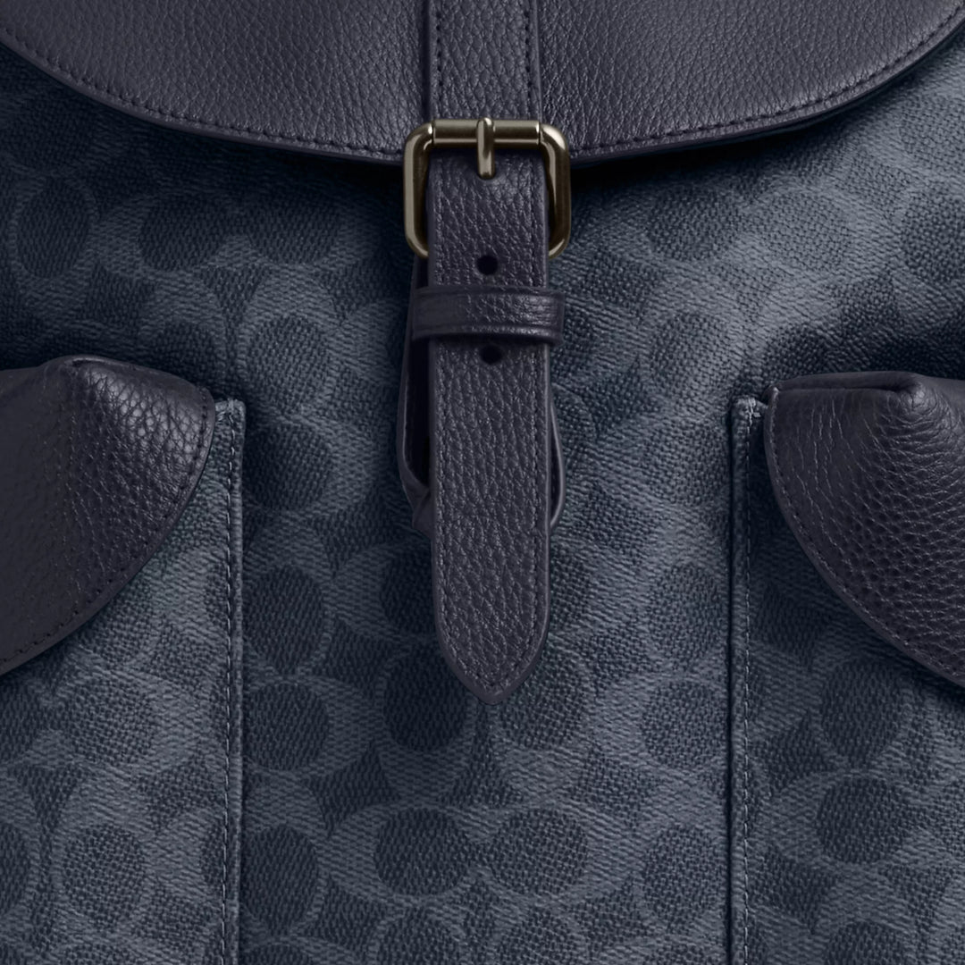coach backpack outlet uk Coach Outlet Warner Backpack In Signature Canvas