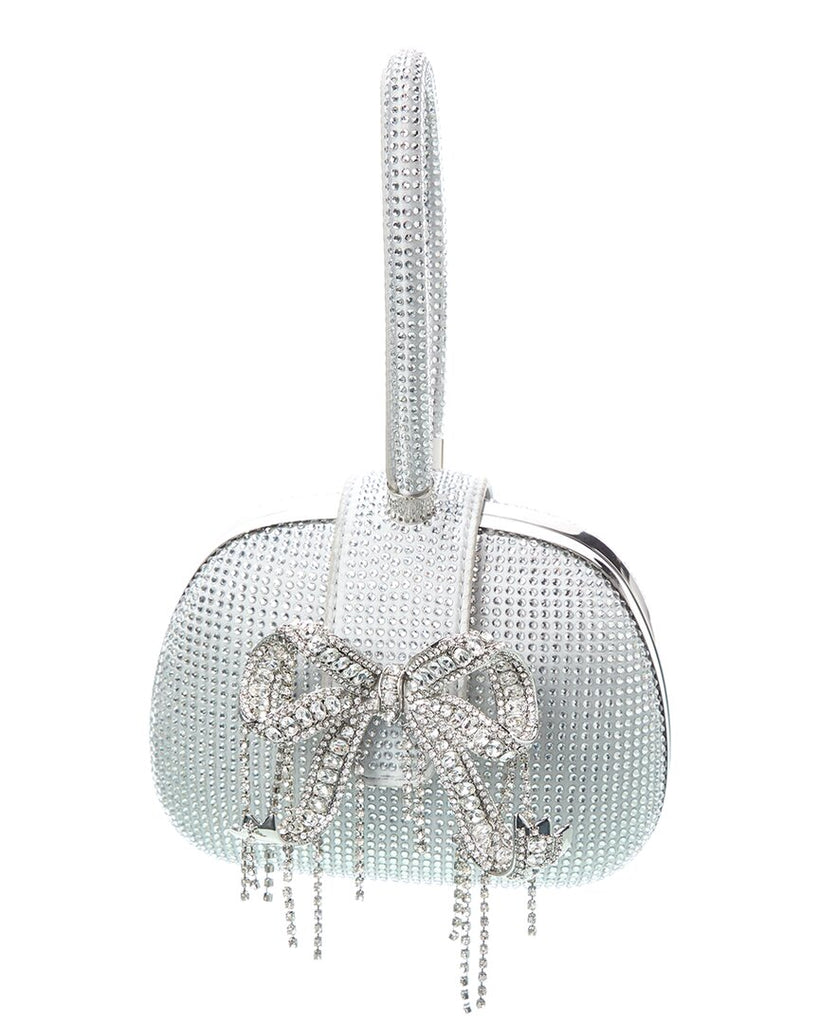 【SELF-PORTRAIT】上質フェミニン トップハンドルクラッチバッグ Self Portrait Self-Portrait Rhinestone Top Handle Clutch
