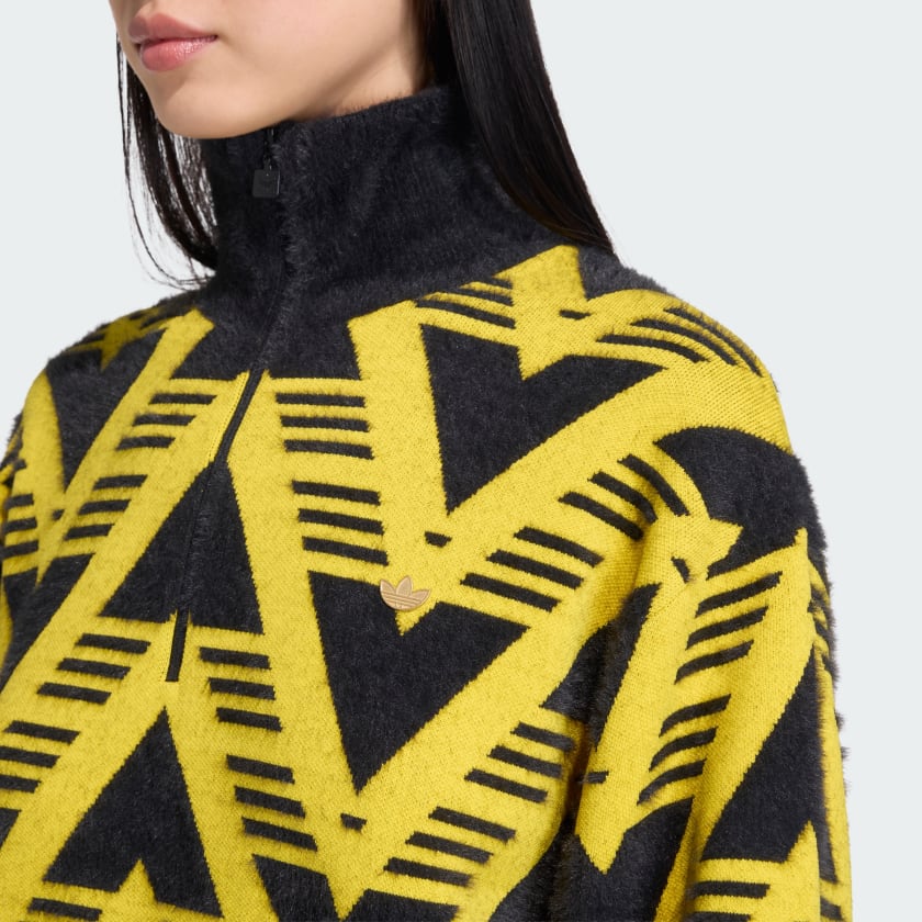 adidas Women's Knitted Half-zip Sweater | ShopSimon