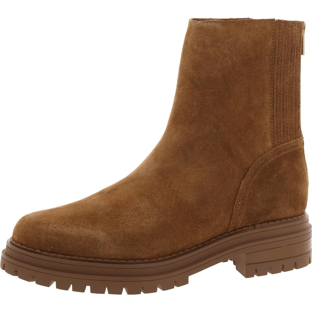 Calvin Klein Greg Womens Suede Solid Mid-Calf Boots | ShopSimon display picture 3