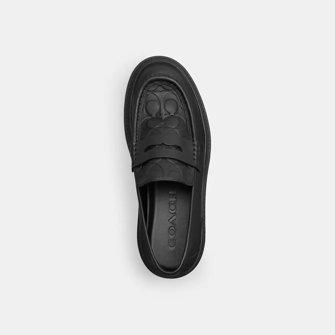 Coach Outlet Loafer In Signature Leather | ShopSimon