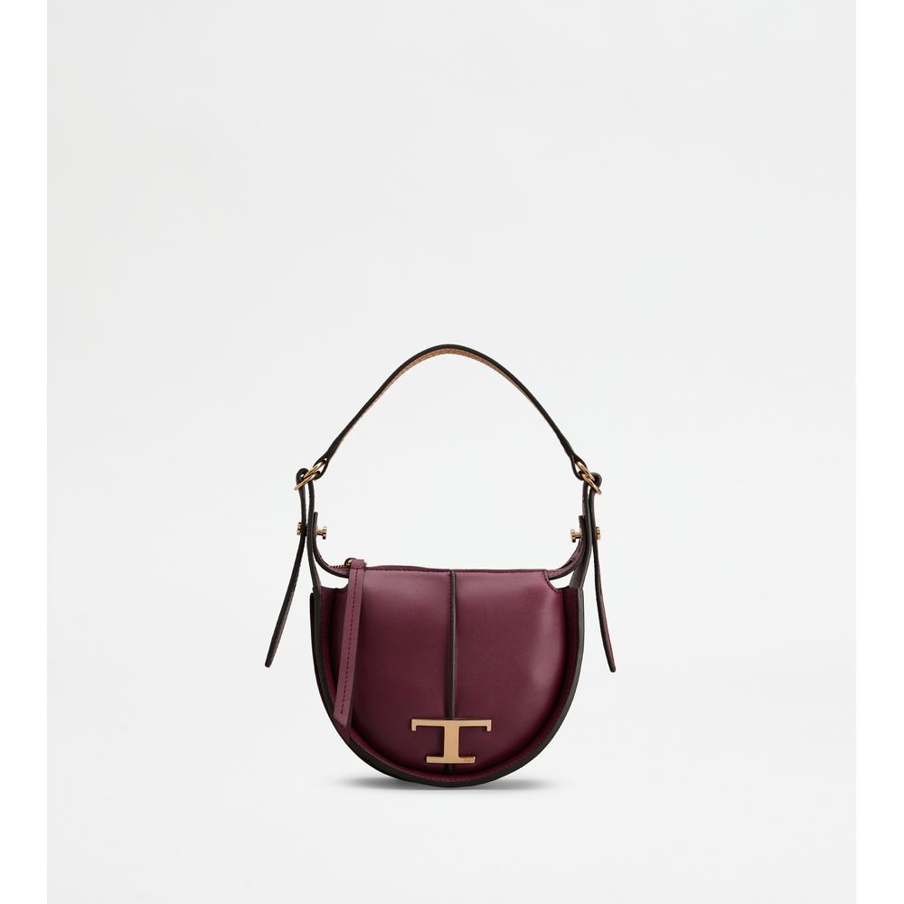 【TOD'S】TIMELESS MICRO HOBO BAG TOD'S T Timeless Hobo Bag in Leather Micro | ShopSimon