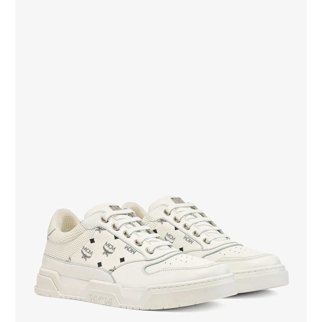 スニーカー Mcm 'Skyward' Sneakers MCM SKYWARD COGNAC LEATHER SNEAKERS WOMEN'S SIZE 36 US SIZE