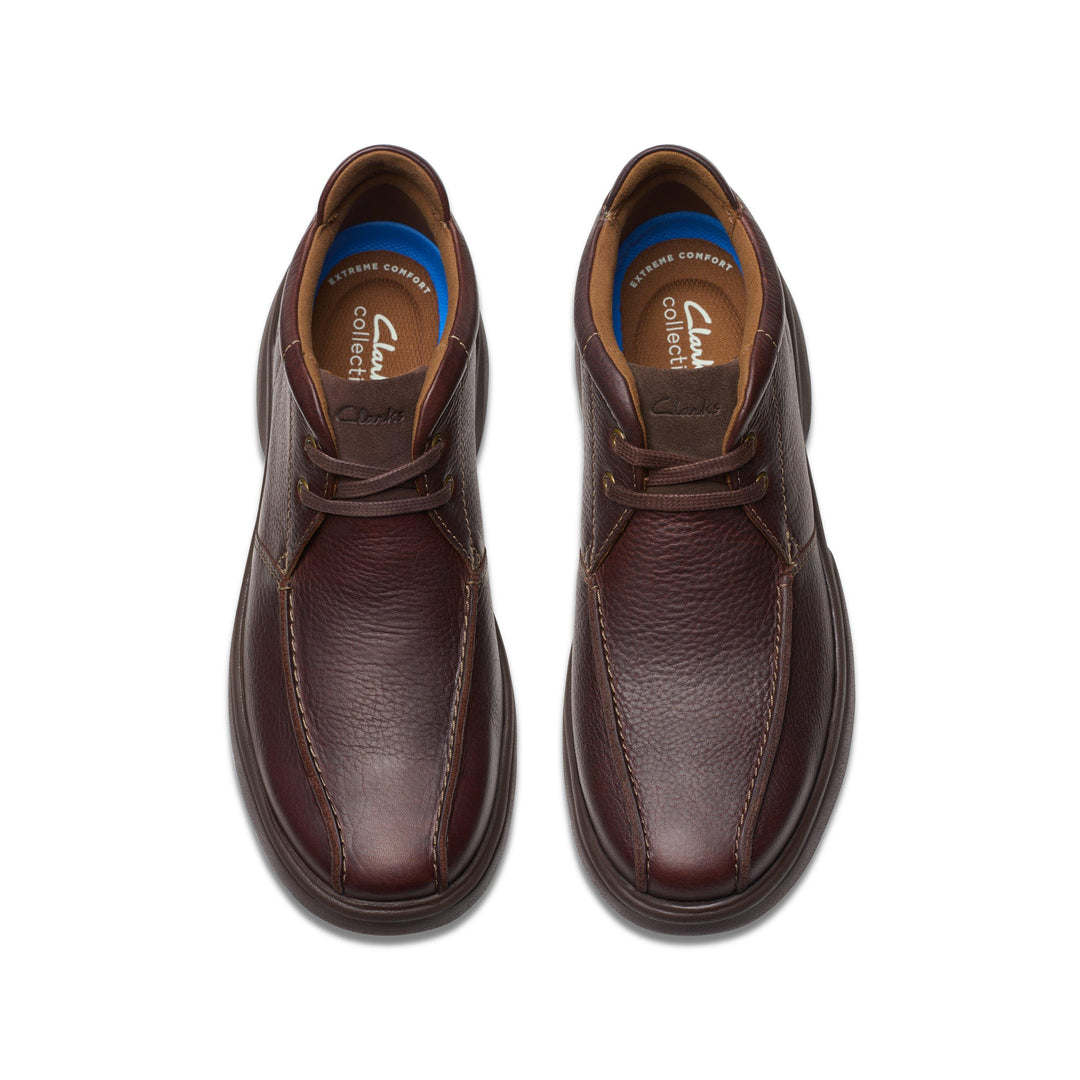 Clarks Bradley Up In Brown Leather | ShopSimon display picture 3