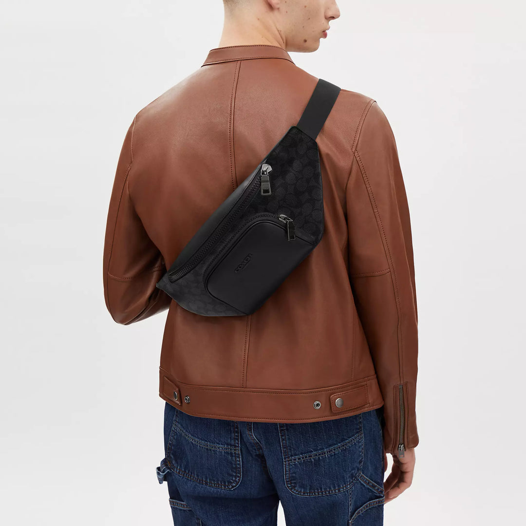 Coach Outlet Racer Belt Bag In Signature | ShopSimon Coach Outlet Racer Belt Bag In Signature | ShopSimon