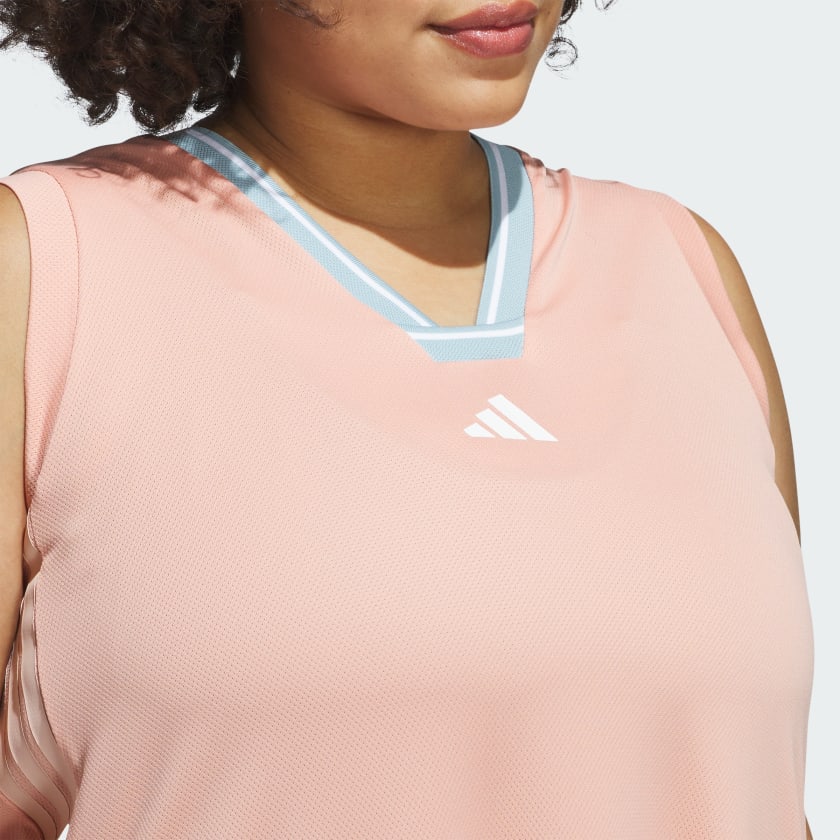 adidas Women's Tiro Cut 3-stripes Soft Mesh Long Dress (plus Size) | ShopSimon adidas Women's Tiro Cut 3-stripes Soft Mesh Long Dress (plus Size) | ShopSimon