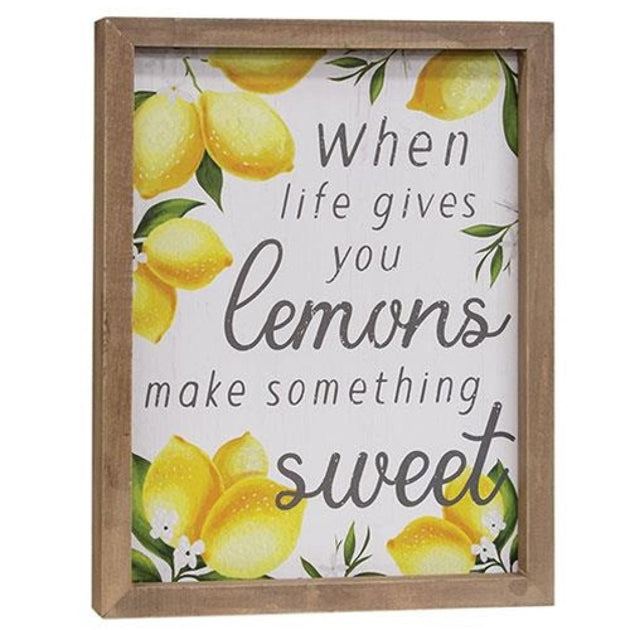 Hivvago *When Life Gives You Lemons Framed Sign | ShopSimon