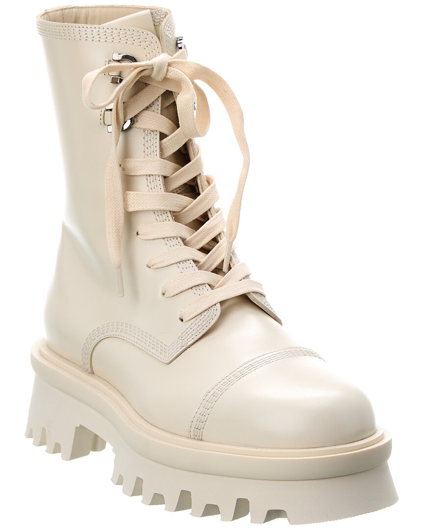 Salvatore Ferragamo Ferragamo Kira Leather Boot ShopSimon - Main Image