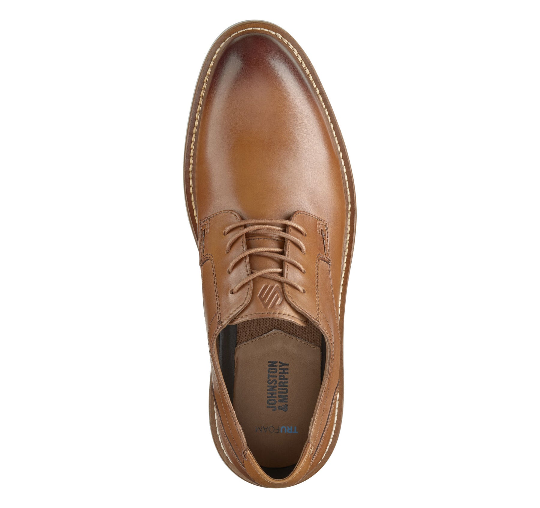 Johnston & Murphy Men\'s Hodges Plain Toe Lace-Up Leather Shoe size 10.5 594356 PF50 HODGES PLAIN TOE MEN main image 3