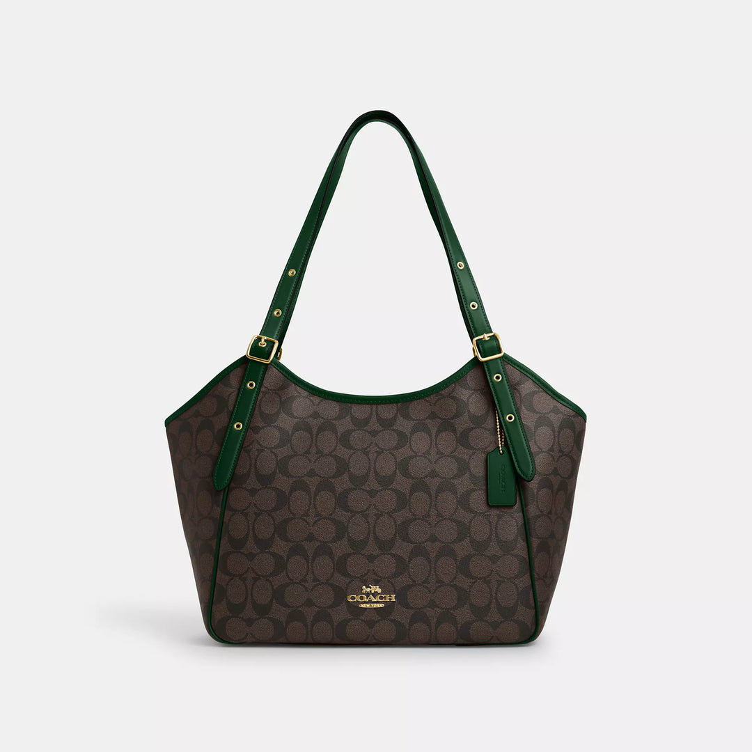 Coach Outlet Meadow Shoulder Bag In Signature Canvas | ShopSimon