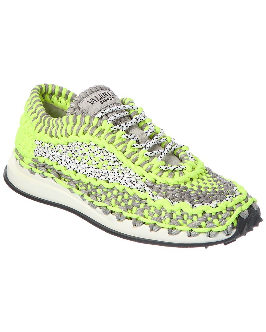 VALENTINO ストレトレックテラトトラウサ 4B3RB4M72QBO 0NO Valentino Garavani Crochet Knit Sneaker Multicolor Men's