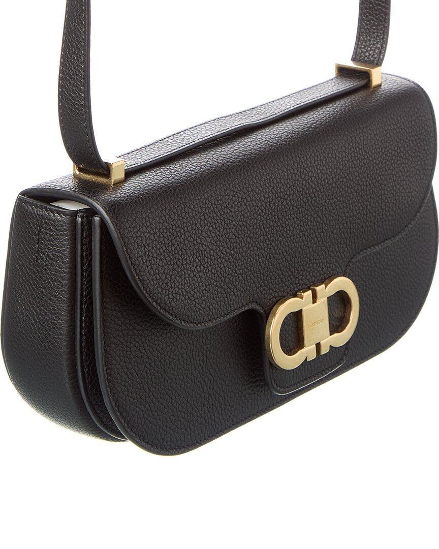 ショルダーバッグ・ポシェット FERRAGAMO BORSA A TRACOLLA DOPPI GANCINI (781033 219867005) Ferragamo Double Gancini Crossbody Bag | Blue | FARFETCH