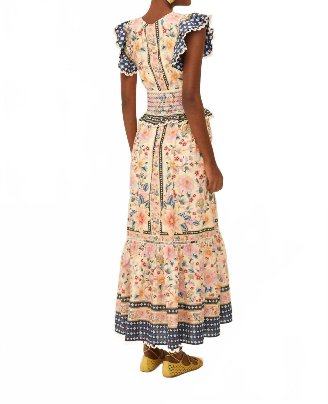 chinese dress ladies Farm Rio Women's Anchor Tapestry Fish Strap Maxi Dress – Saint Bernard main image 0