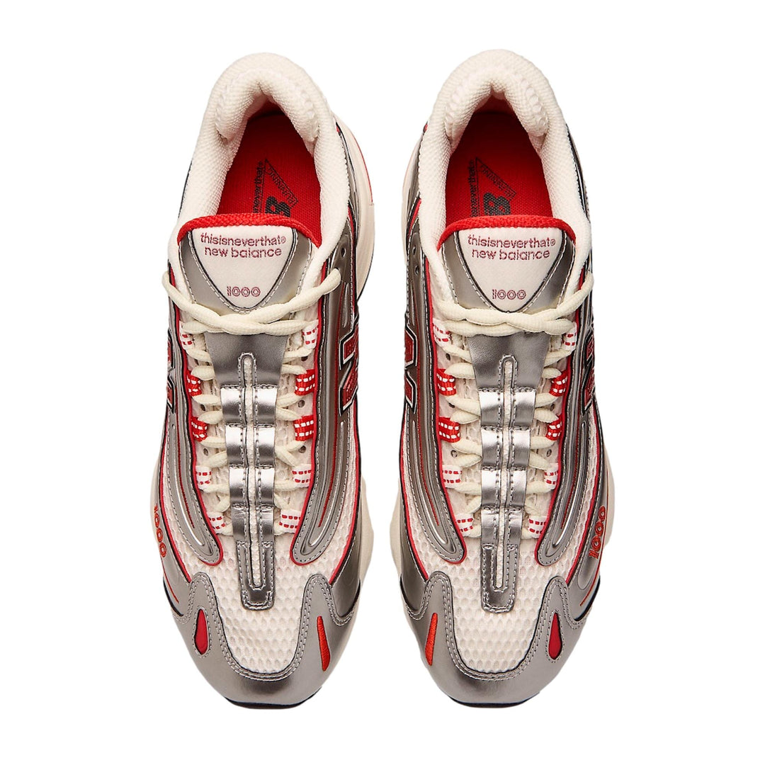 New Balance Men's Thisisneverthat X 1000 Metallic Silver / Orange
