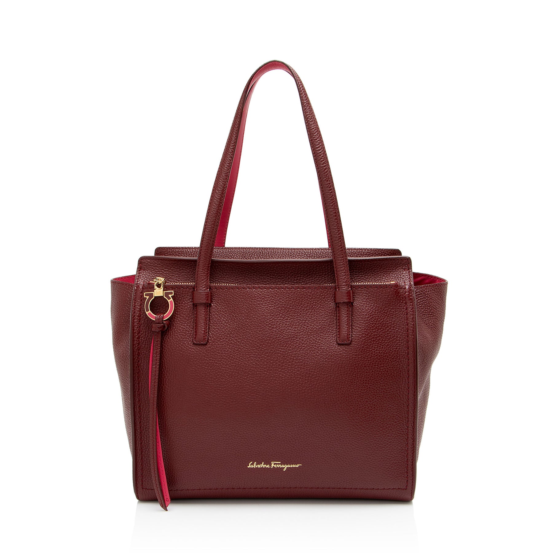 Salvatore Ferragamo エイミー トートバッグ Salvatore Ferragamo Leather Amy Medium Tote | ShopSimon