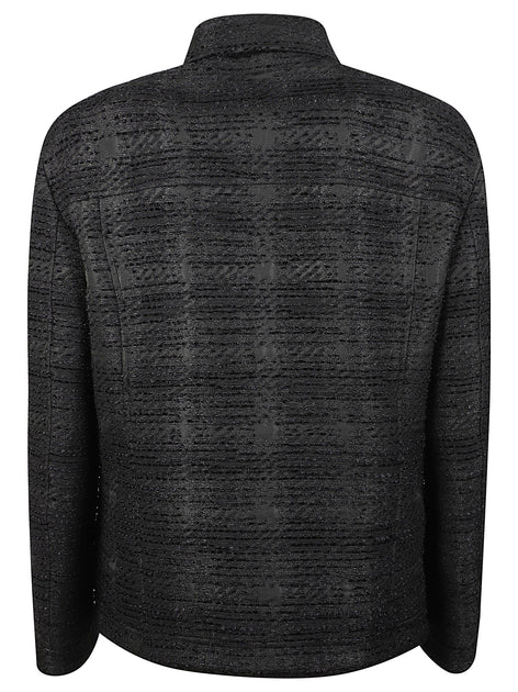 JOHN RICHMOND Olvian Star Button Textured Jacket | ShopSimon