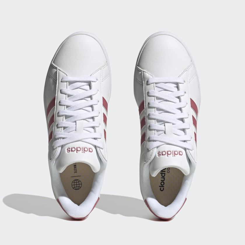 adidas Women's Grand Court Cloudfoam Lifestyle Court Comfort Shoes