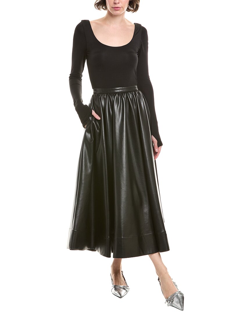 strapless open back dress alice + olivia Chara Scoop Neck Midi Dress