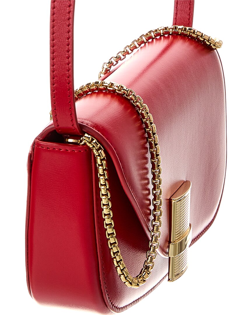 Salvatore Ferragamo Ferragamo Fiamma XS Leather Shoulder Bag