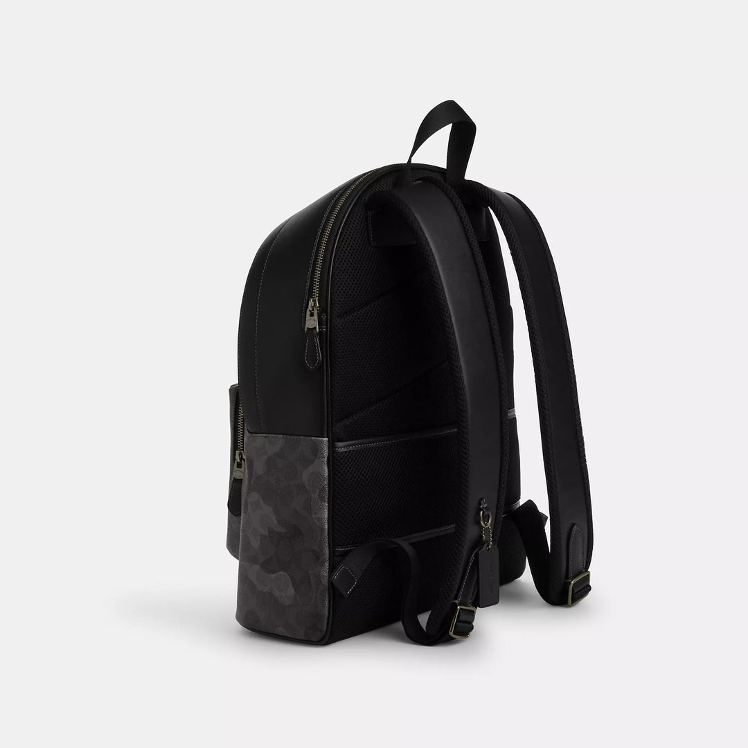 Coach Outlet West Backpack In Signature Camo Print