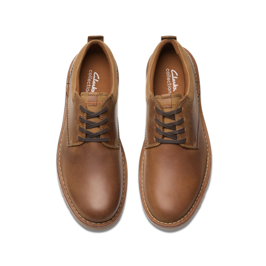 Clarks Eastridge Low In Brown Leather | ShopSimon display picture 1